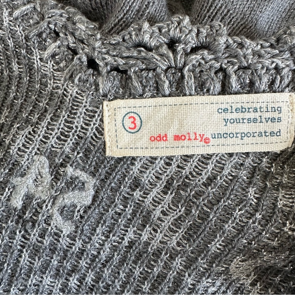 Odd Molly Grey Knit Maxi Dress - Picture 5 of 6